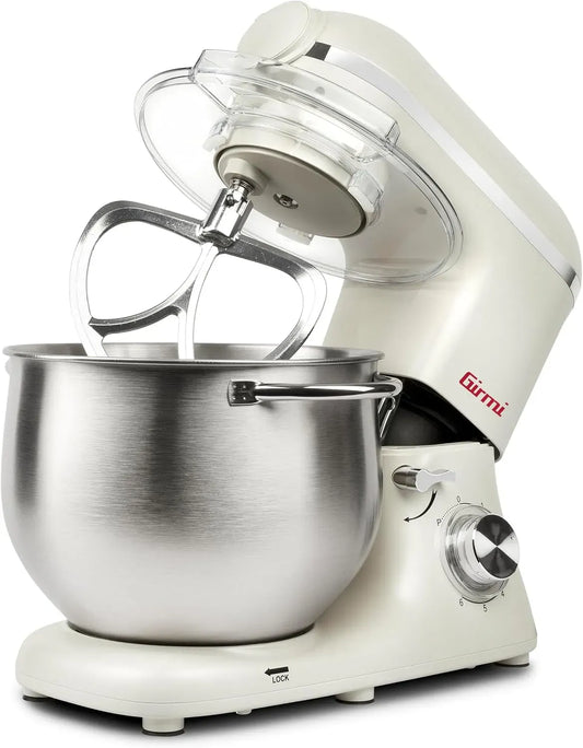 Accessorio per elettrodomestico, 8 L, 2200 W, Girmi IM50, acciaio inox, Contenitore inox con maniglia, 6 Velocità