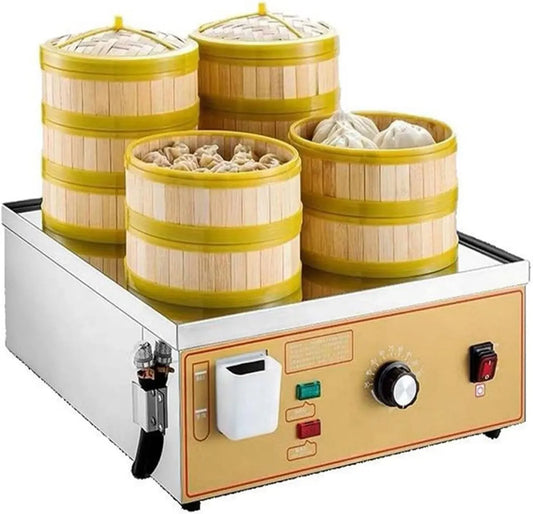 Macchina per panini, Macchina per la, Tavolo, piastra per panini e sandwich, vapore, professionale, acciaio inox, per panini al Vapore Commerciale