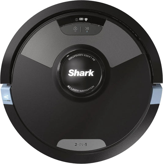 Aspirapolvere, Shark 2-in-1 RV2600WDEU, nero, Autonomia 110 Minuti, Controlli Manuali e via App, Tappeti e Pavimenti, AI Ultra