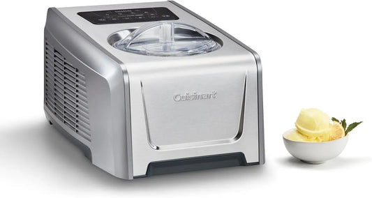 miscelazione, Cuisinart FreezeEase Pro, 4 programmi, 14 funzioni, pronta in 40 min, Gelatiera con compressore, nessun pre-raffreddamento, 2 pale