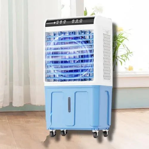 impacchi di Ghiaccio e Telecomando, per Silenzioso per Uso Interno/Esterno, Raffrescatore d'Aria Portatile 3 in 1 con Serbatoio da 40 Litri