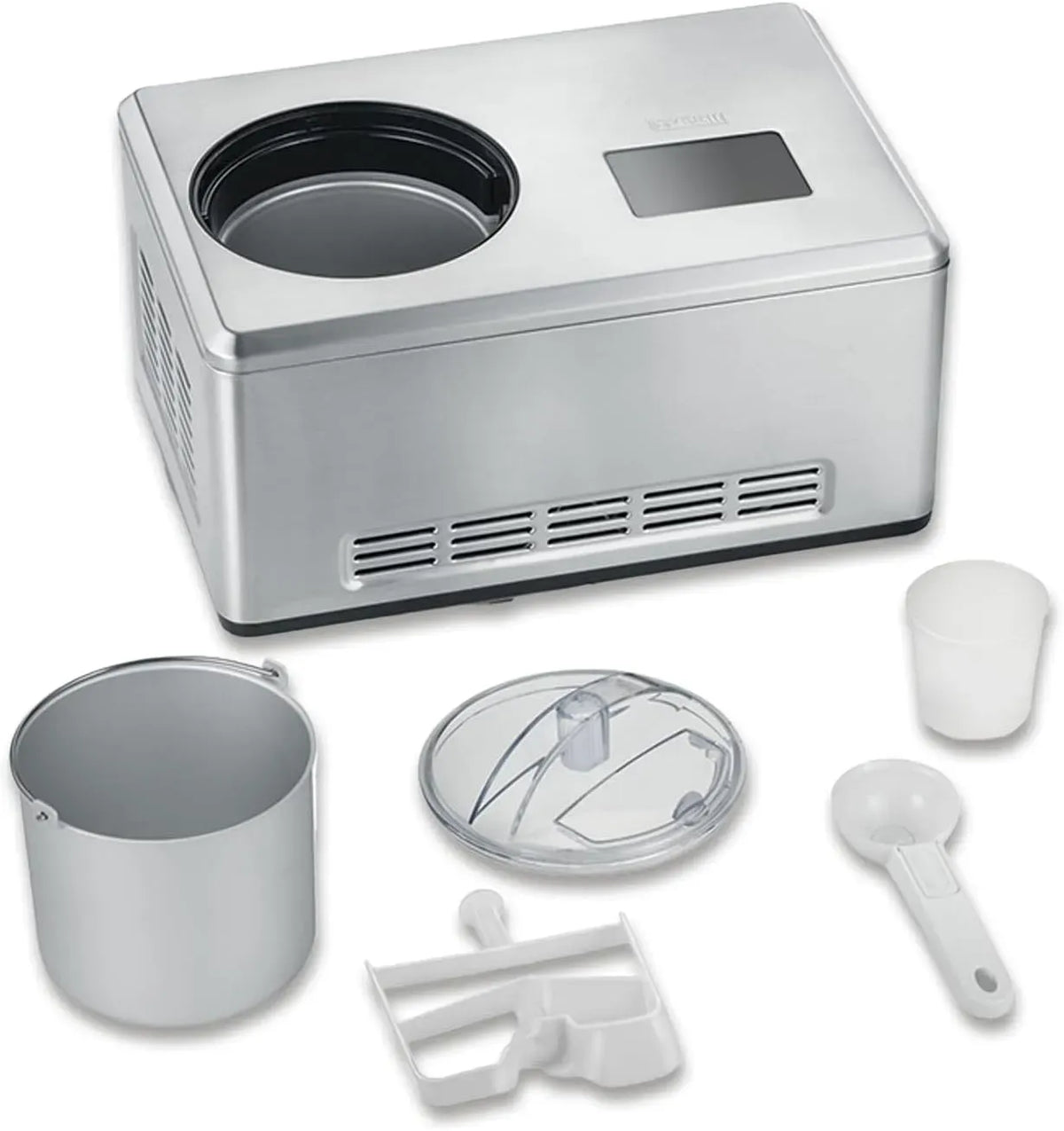 Severin EZ 7406 2in1, Gelatiera 2in1 Autorefrigerante 2L con Funzione Yogurt