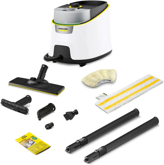 Kärcher SC 4 Pulitore a vapore, 0,5 L, ampio serbatoio, uso su pavimenti, cucina, auto, finestre e divano, Area di lavoro: 130 m², bar, 1,3 l