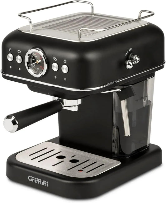 Montalatte G10188, 1.2 L, cappuccinatore, ampio serbatoio, acciaio inox, 15 Bar, G3 Ferrari Alchimia Macchina da Caffè Espresso, 3 Filtri INOX