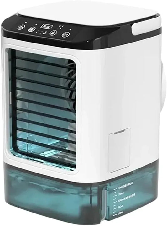 Design Compatto, Raffrescatore d'Aria Portatile con Telecomando, per raffrescatore evaporativo a Basso consumo energetico per Uso Domestico, Interno