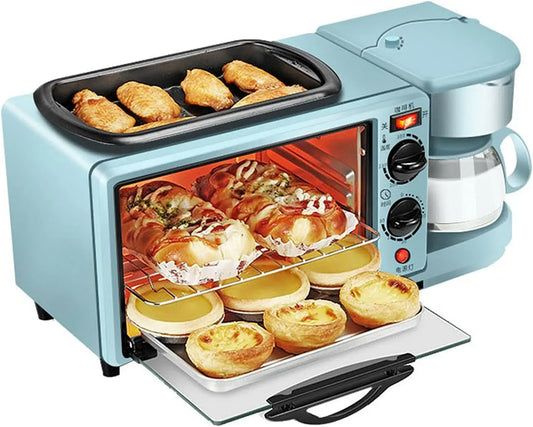 Forno elettrico, 9 L, portatile, rivestimento antiaderente, Piccola griglia elettrica Portatile da 9 Litri
