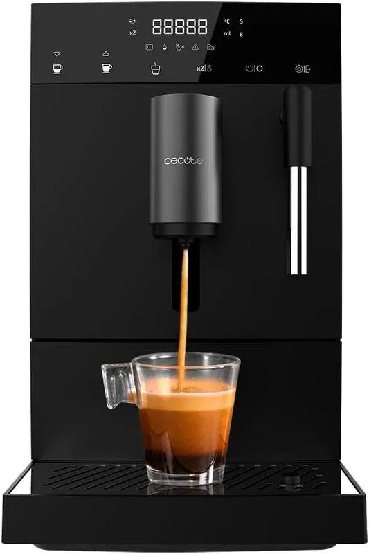 Cecotec Macchina da caffè, 1350 W, dimensioni personalizzabili, 19 bar, 5 Livelli macinazione