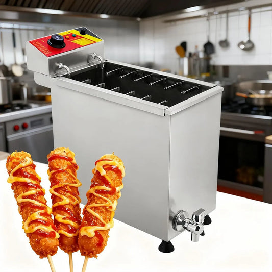 Macchina per Corn, Macchina per Hot, 25 L, professionale, food truck, acciaio inox, per Hot Dog Commerciale