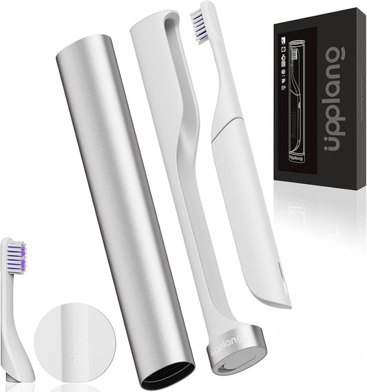 impermeabile, Spazzolino elettrico portatile da viaggio Sonic spazzolino da denti con custodia protettiva USB-C ricaricabile, per compatto per uso