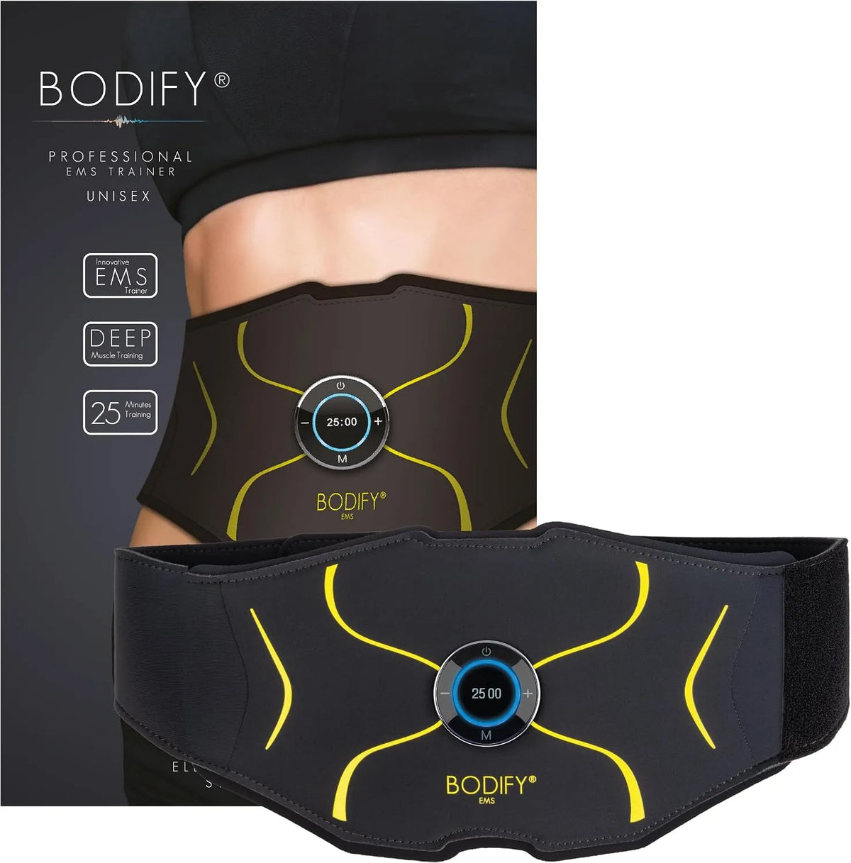 Allenamento EMS, Bodify® EMS ABS Trainer Max, Attivazione mirata della muscolatura Addominale, Attivazione Muscolare
