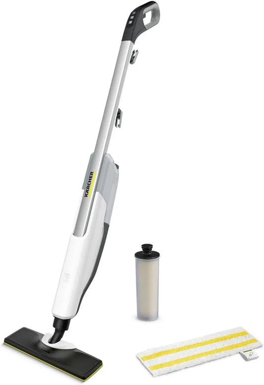 Kärcher SC 2 30s panno in microfibra, include bocchetta per pavimenti EasyFix, Scopa a Vapore SC 2 Upright, Tempo riscaldamento 30s, Area di lavoro 50
