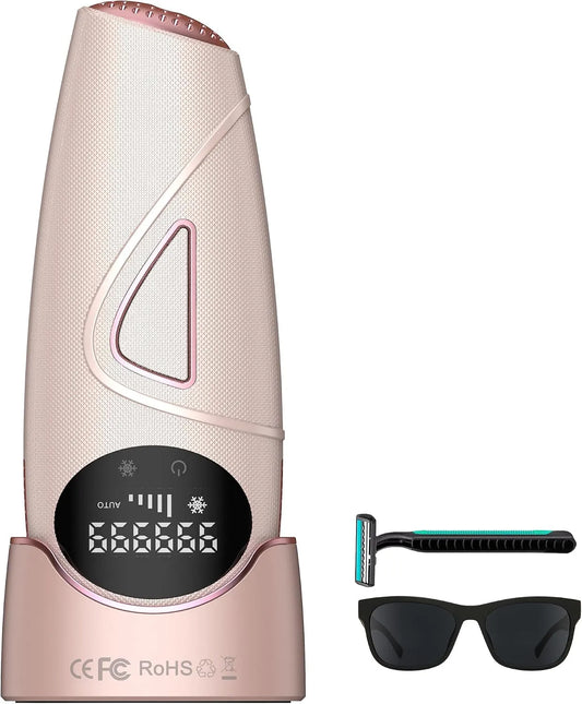 IPL 2 Dispositivo, epilazione laser indolore, dispositivi di epilazione IPL a 5 intensità e laser in 1
