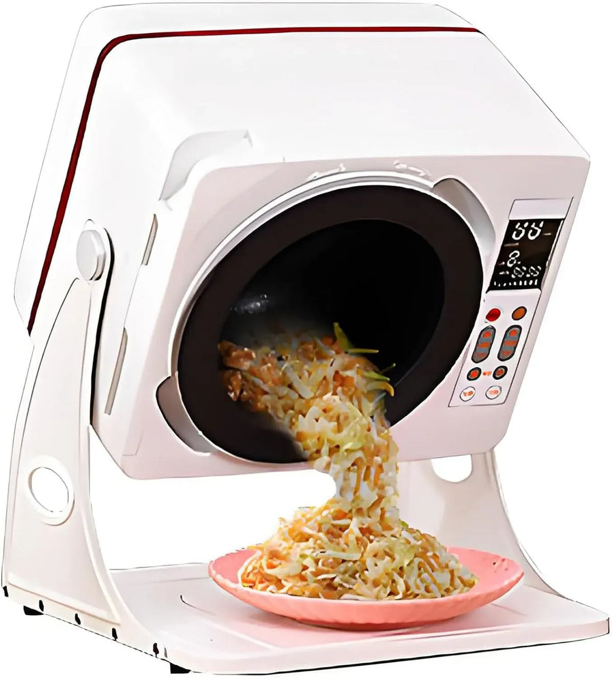 Pentola e padella, 6 L, 2500 W, 50 a 240 °C, portatile, food truck, 15-30 Giri/Minuto, Multi-Cooker Elettriche 6L, Inclinazione 0°-135°