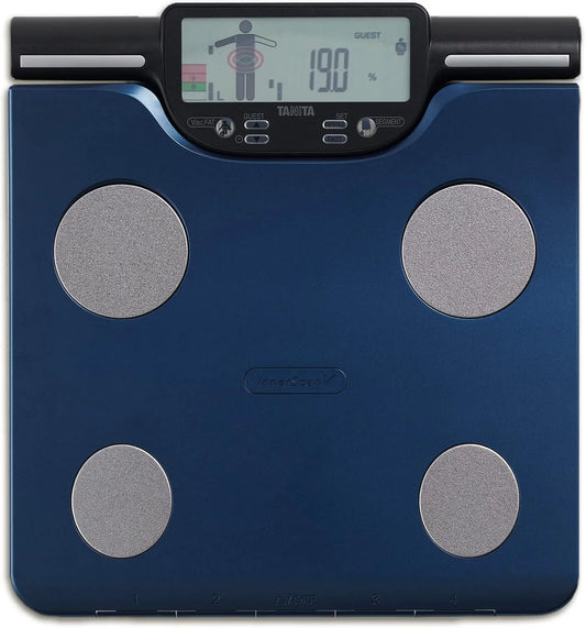 BC-602 Bilancia, display LCD, blu, TANITA, Bilancia segmentale composizione corporea LCD