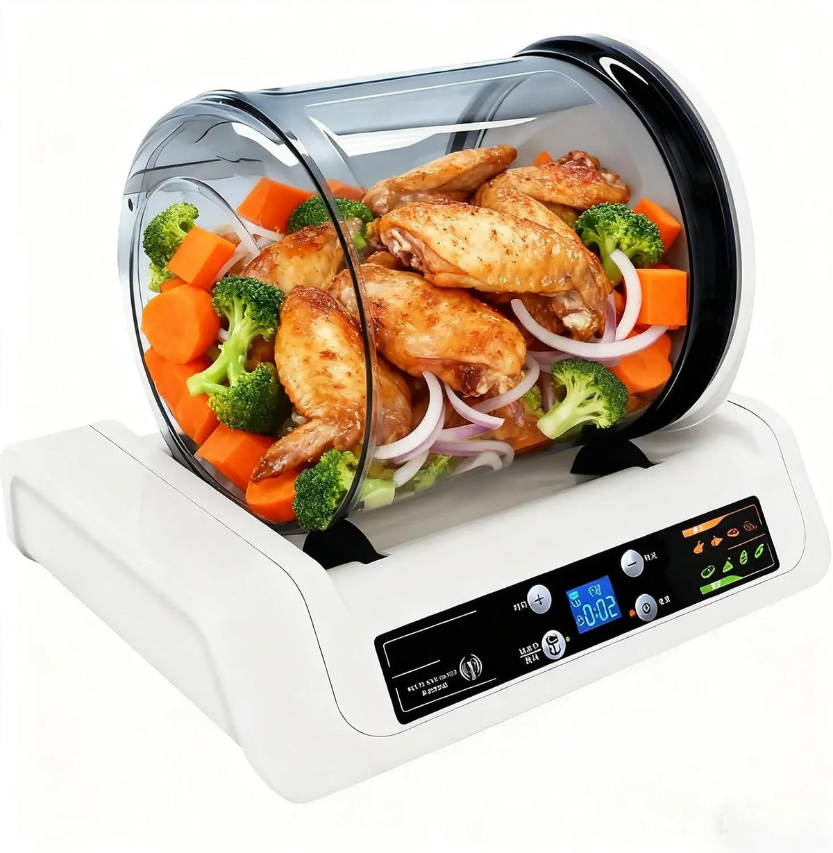Bicchiere, barbecue, 5 L, timer, per carne da 5 l