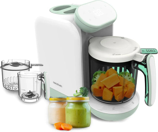 Cecotec Robot da cucina, senza BPA, macchina da cucina, Processore di Alimenti Nana BabyCare FoodProcessor