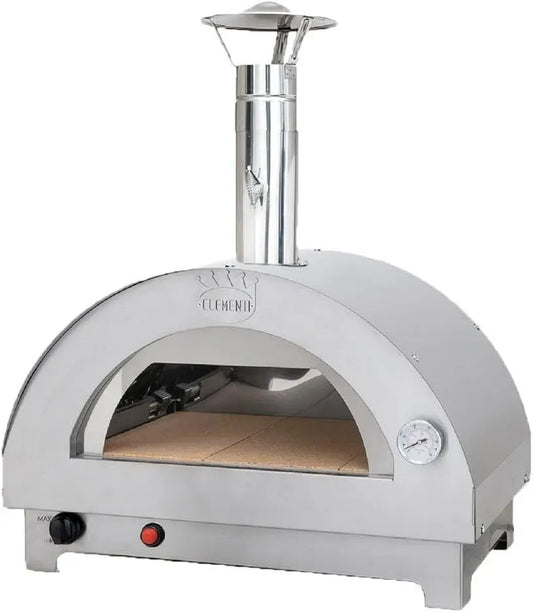 Forno elettrico per pizza, portatile, forno da cucina, Forno a Gas portatile per Pizza 'Clementino' Antracite