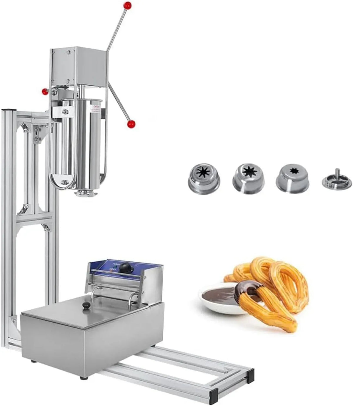 Macchina per ciambelle, 7 L, donut maker, professionale, acciaio inox, capacità 7 l