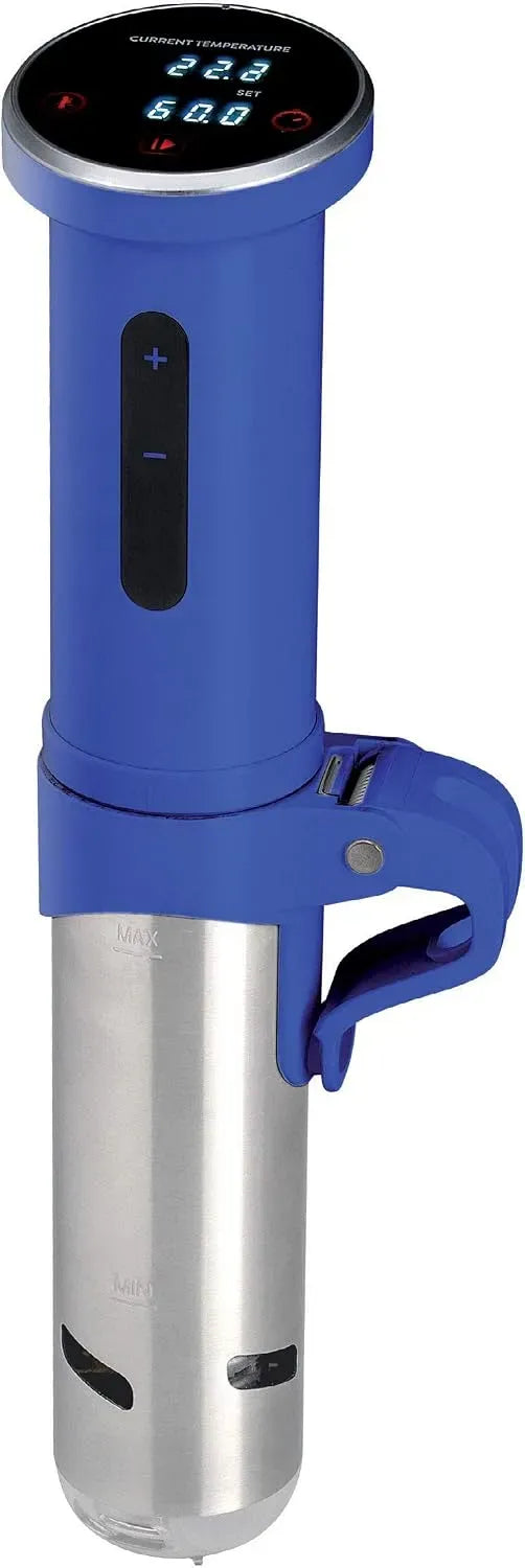 SVC01BA Cooker, acciaio inox, blu, plastica, per la Cottura Sottovuoto a Bassa Temperatura, Pentole